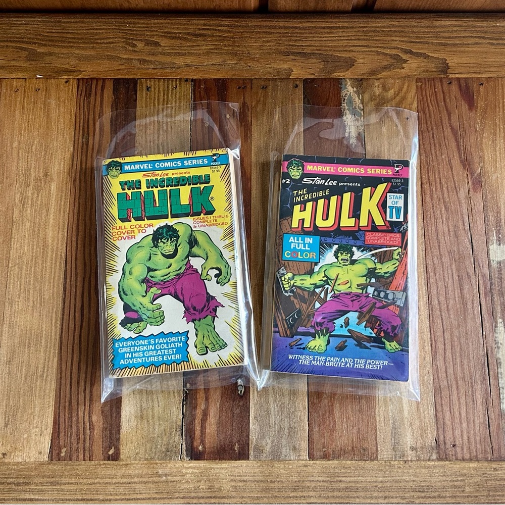 The Incredible Hulk paperbacks